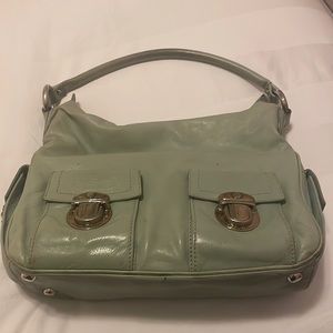 Marc Jacobs multi pocket mint green shoulder bag